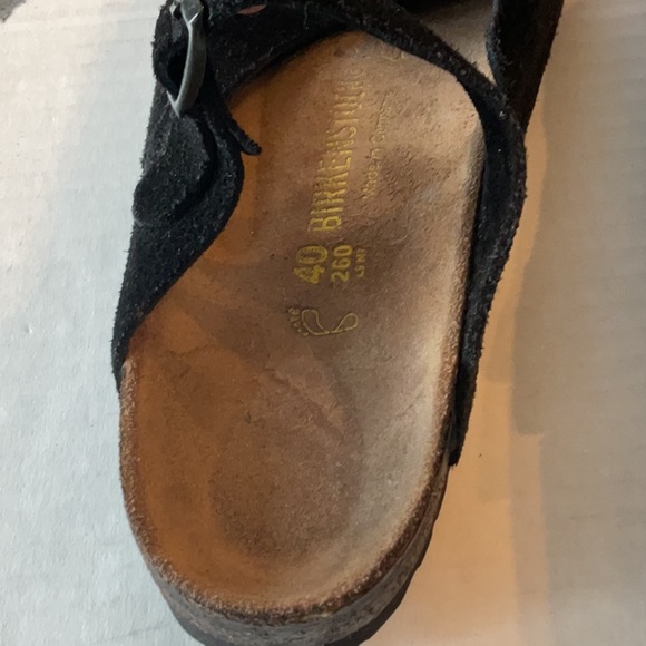 Birkenstock Black Suede Mules - Picture 9 of 9